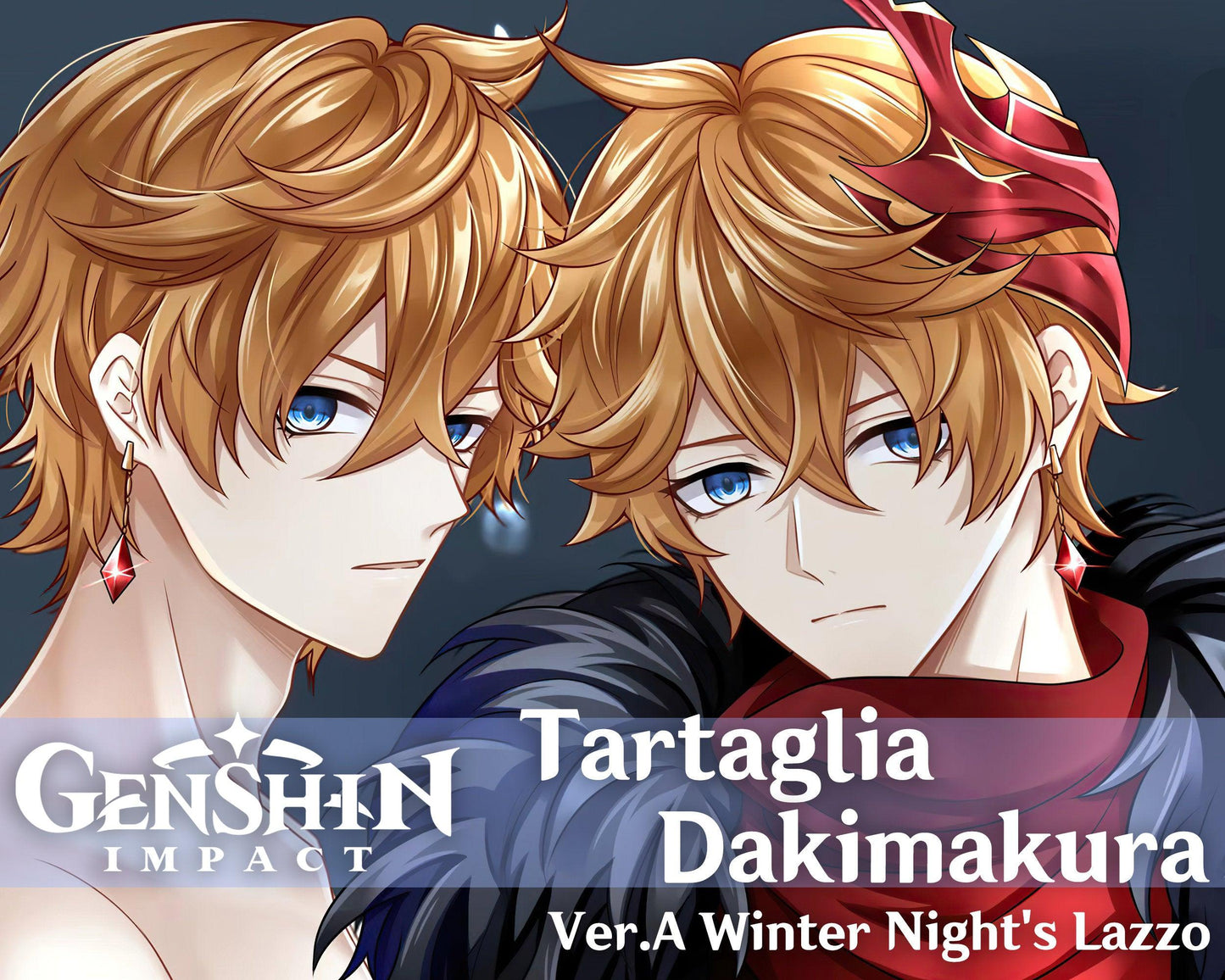 Ver.A Winter Night's Lazzo Tartagila Fan Art Dakimakura Cover