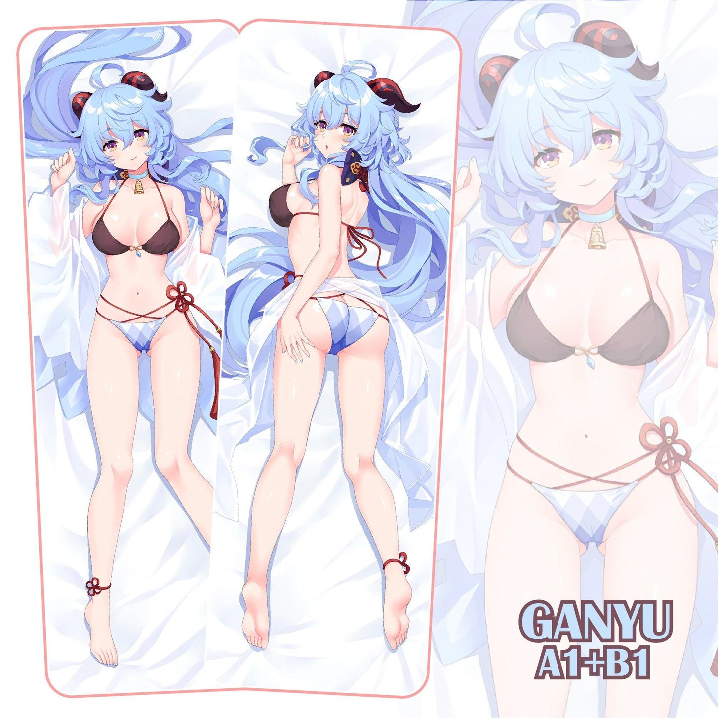Ganyu Dakimakura Cover
