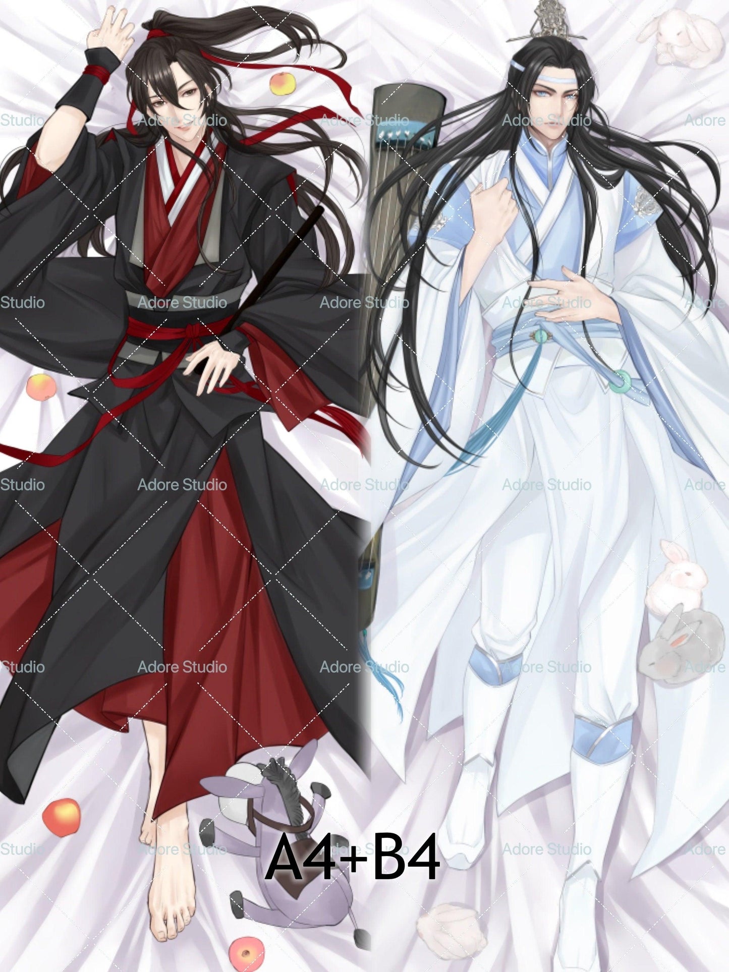 Mo Dao Zu Shi-Demonic Path Ancestral Master-WeiWuxian&LanWangji Dakimakura Cover