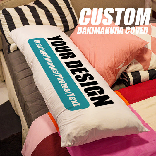 How can I have my custom art printed onto a dakimakura?