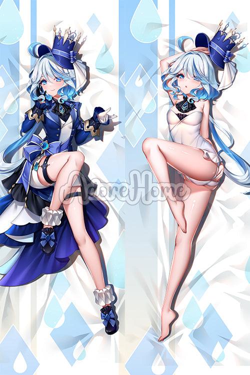 Genshin Impact-Focalors-Dakimakura Anime Hugging Body Kissenbezug