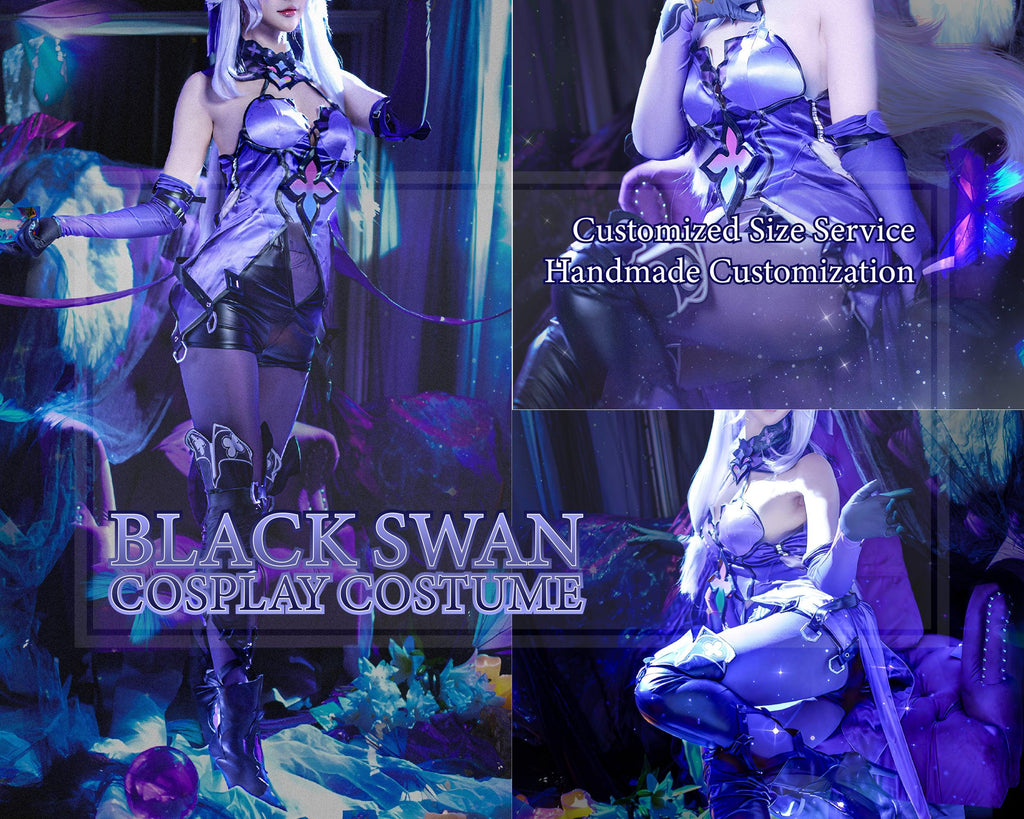 Black Swan Cosplay Costume, Honkai Star Rail Cosplay Costume,Comic Con –  ADOREHOMEstudio