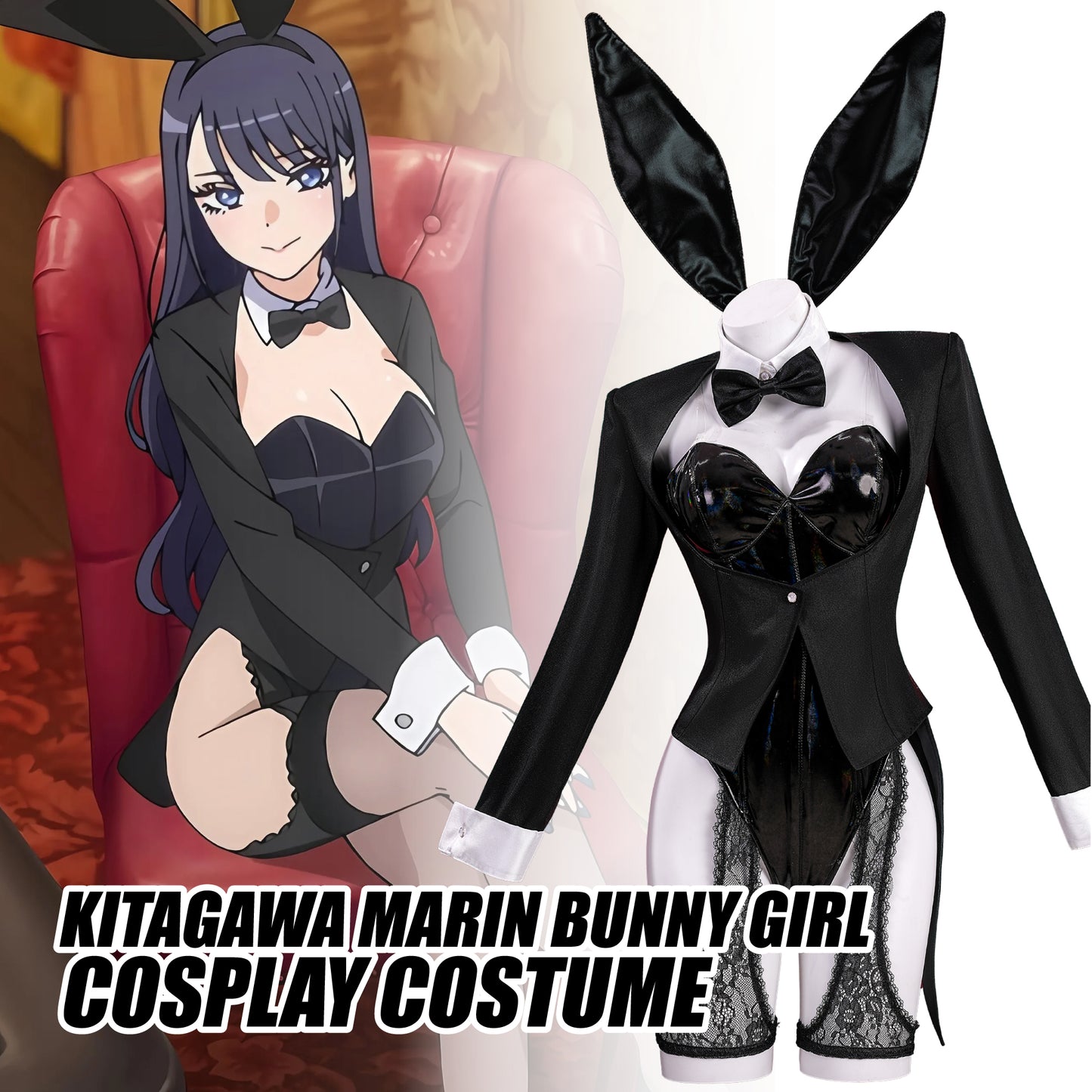 Kitagawa Marin Bunny Girl Cosplay Costume