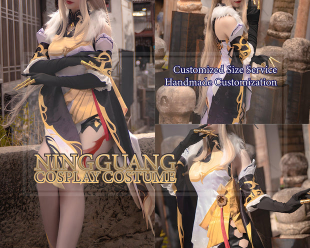 Ningguang Cosplay Costume Custom Size Costume AdoreHomeStudio™