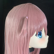 Gotoh Hitori Kigurumi Mask Customize Character Crossdress Female/Girl Resin Half/ Full Head With Lock