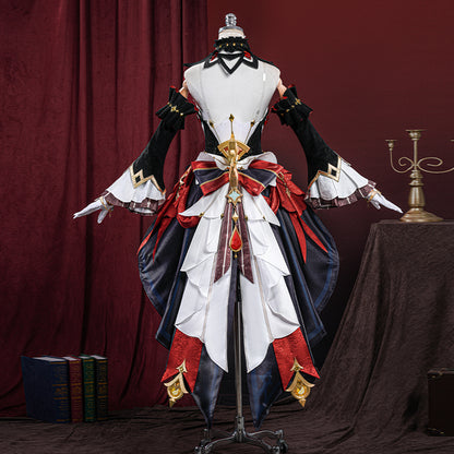 Genshin Impact Sandrone Cosplay Costume - Fatui Harbinger The Marionette Outfit Full Set with Accessories