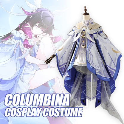 Columbina Cosplay Costume - Custom Size Damselette Outfit | Genshin Impact