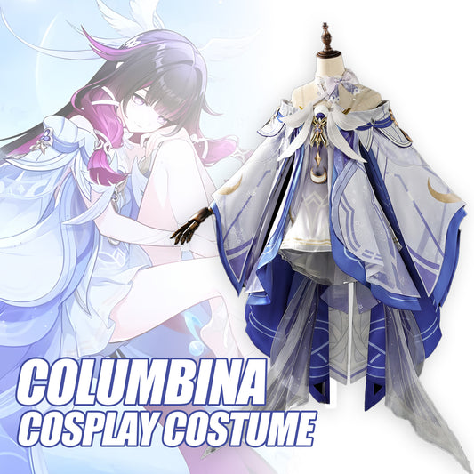 Columbina Cosplay Costume - Custom Size Damselette Outfit | Genshin Impact