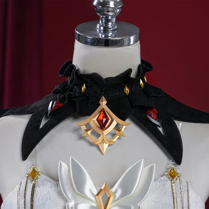 Genshin Impact Sandrone Cosplay Costume - Fatui Harbinger The Marionette Outfit Full Set with Accessories