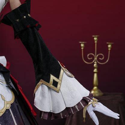 Genshin Impact Sandrone Cosplay Costume - Fatui Harbinger The Marionette Outfit Full Set with Accessories