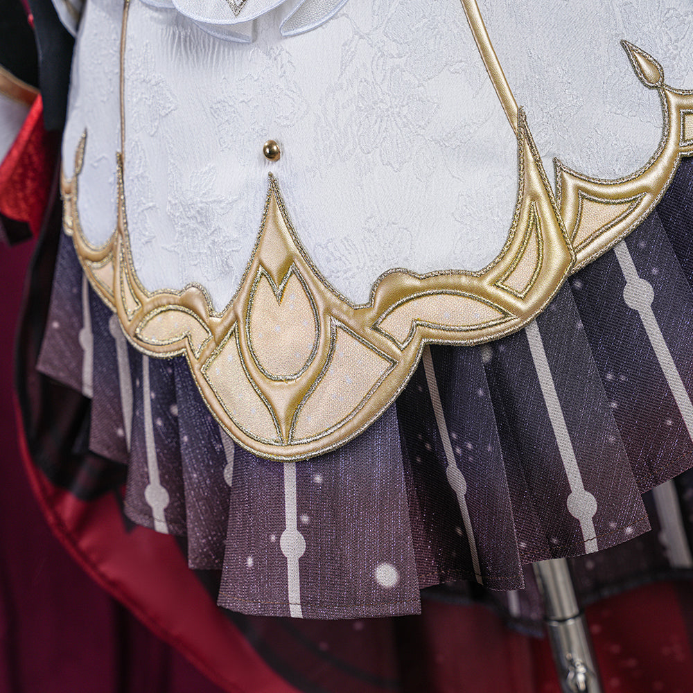 Genshin Impact Sandrone Cosplay Costume - Fatui Harbinger The Marionette Outfit Full Set with Accessories