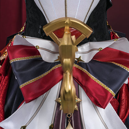 Genshin Impact Sandrone Cosplay Costume - Fatui Harbinger The Marionette Outfit Full Set with Accessories