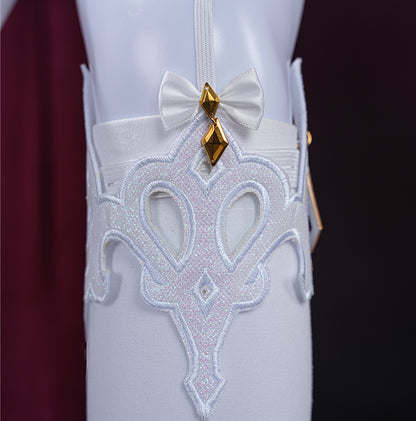 Genshin Impact Sandrone Cosplay Costume - Fatui Harbinger The Marionette Outfit Full Set with Accessories