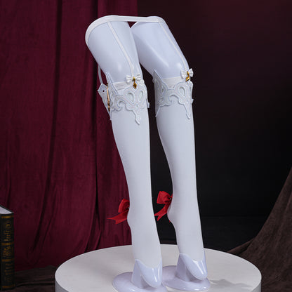 Genshin Impact Sandrone Cosplay Costume - Fatui Harbinger The Marionette Outfit Full Set with Accessories