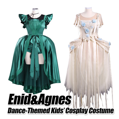Enid and Agnes Dance-Themed Kids’ Cosplay Costume
