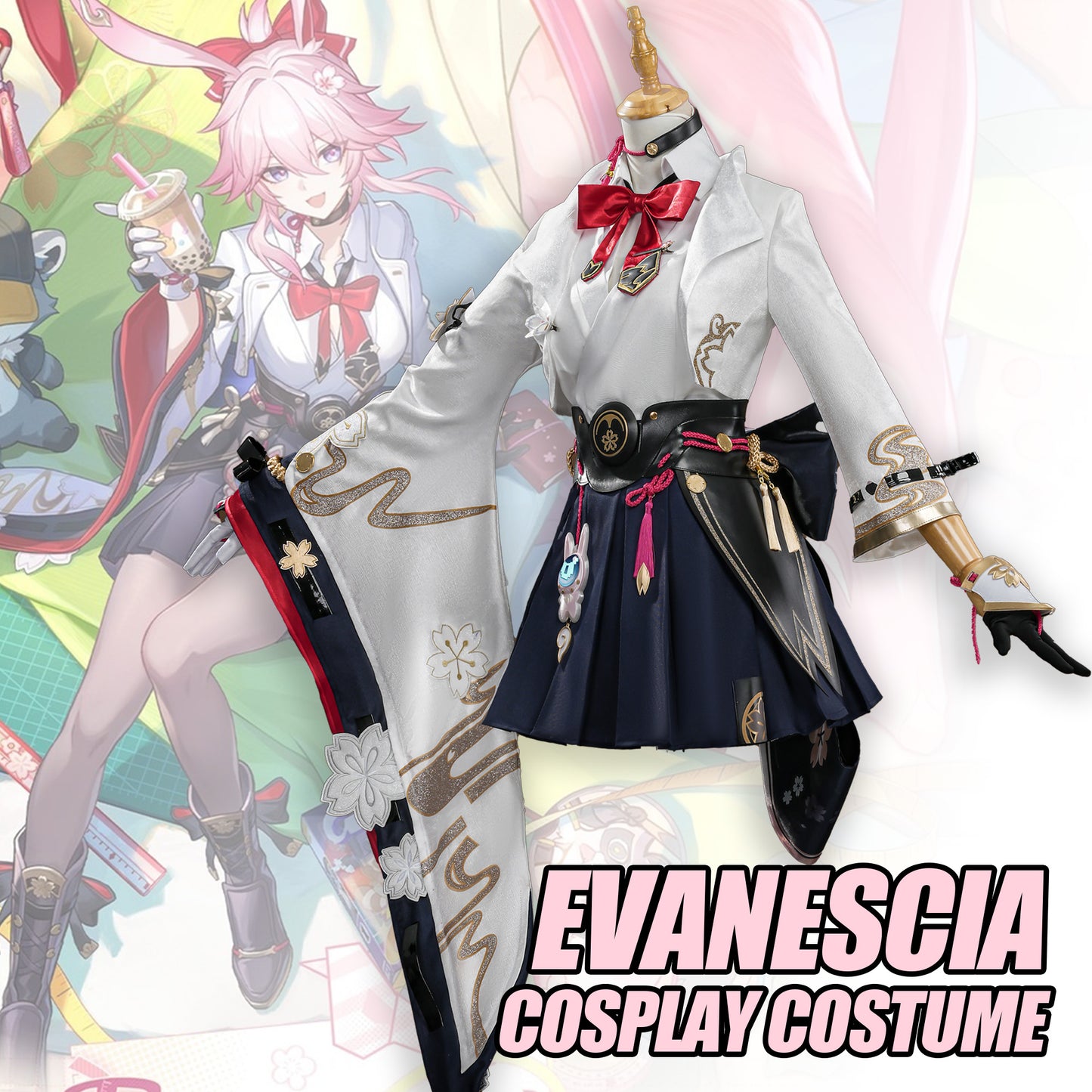 Evanescia Cosplay Costume — Honkai: Star Rail Full Set | Phantasmoon Courtyard Premium Outfit