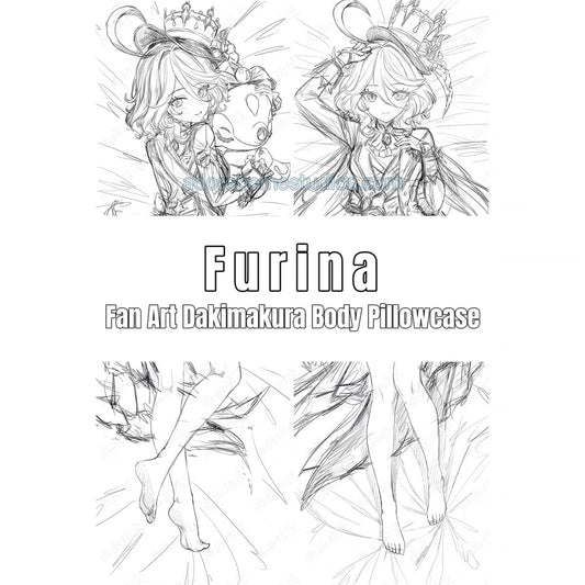 Furina Fan Art Dakimakura Cover