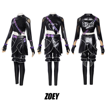 K-pop Demon Hunters Battle Suit Kids Cosplay Costume | Upgraded version