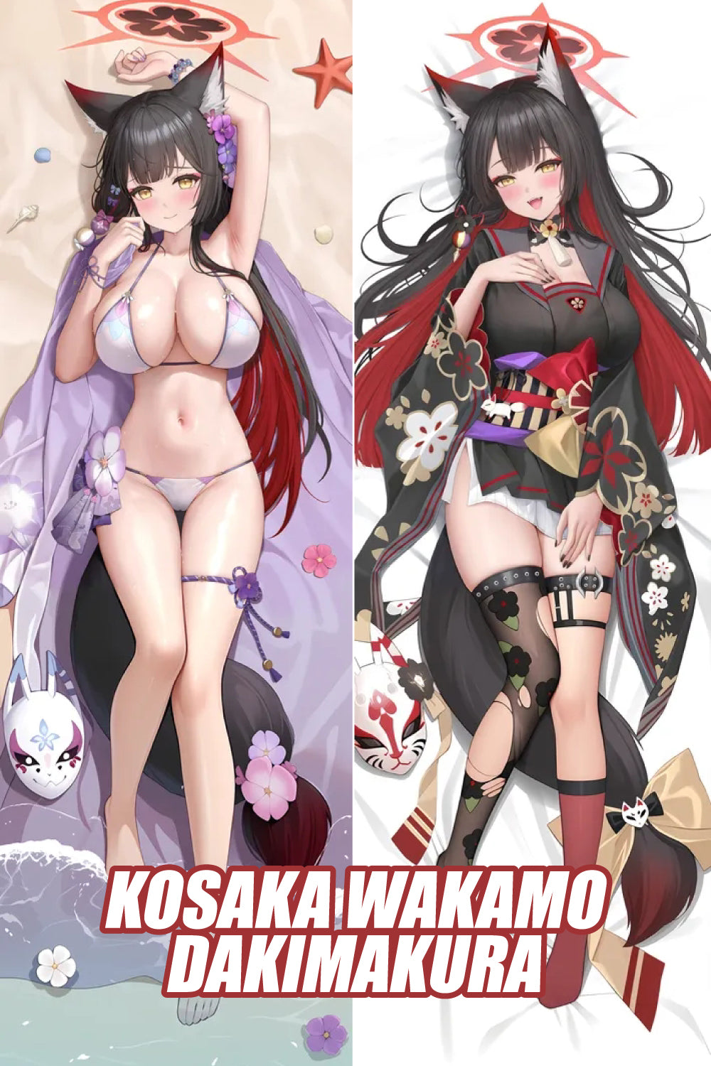 KOSAKA WAKAMO Dakimakura Cover