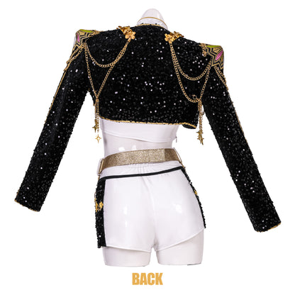 KPop Demon Hunters Rumi Custom Size GOLDEN HUNTR\X Cosplay Costume