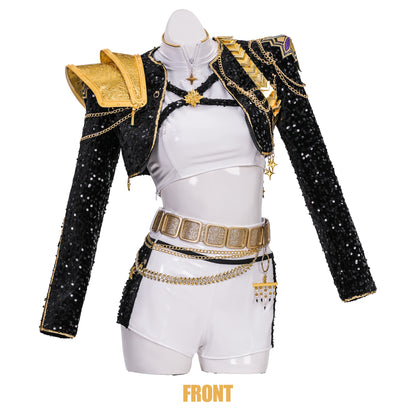KPop Demon Hunters Rumi Custom Size GOLDEN HUNTR\X Cosplay Costume