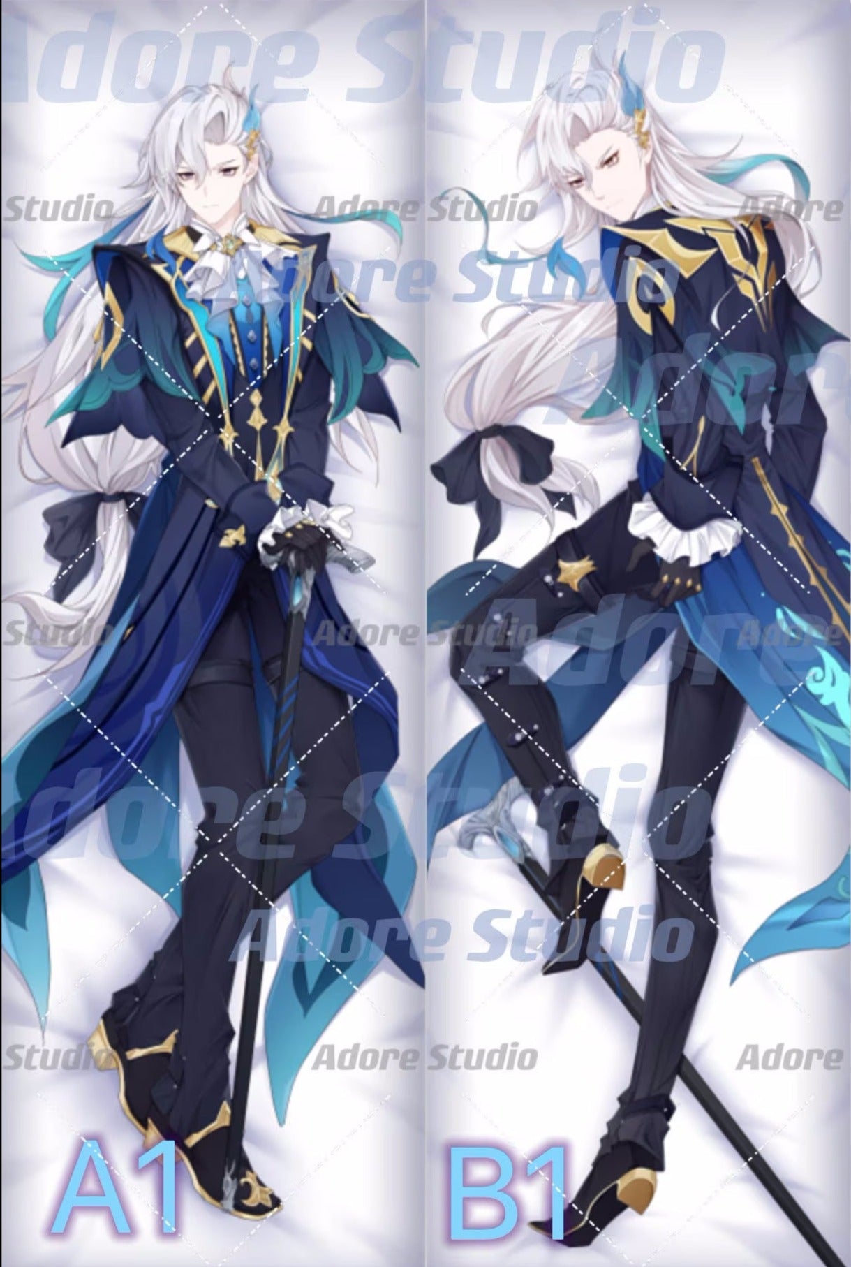 Blitzverkauf 50 % RABATT: Neuvillette-Dakimakura Anime Hugging Body Kissenbezug