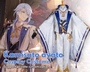 Kamisato Ayato Cosplay Costume Custom Size AdoreHomeStudio™