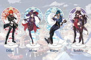 Genshin Impact Acrylic Charms Standee Figure Stand\ Zhongli,Xiao,Barbara,Aether,Lumine\Action Figures\Buy Two Get One Free!