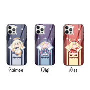 Genshin Impact Phone Case , Genshin Impact Phone Cover , Genshin Impact Squishy Chibi Phone Casing/Klee,Ganyu,Xiao,Zhongli/Iphone,Samsung