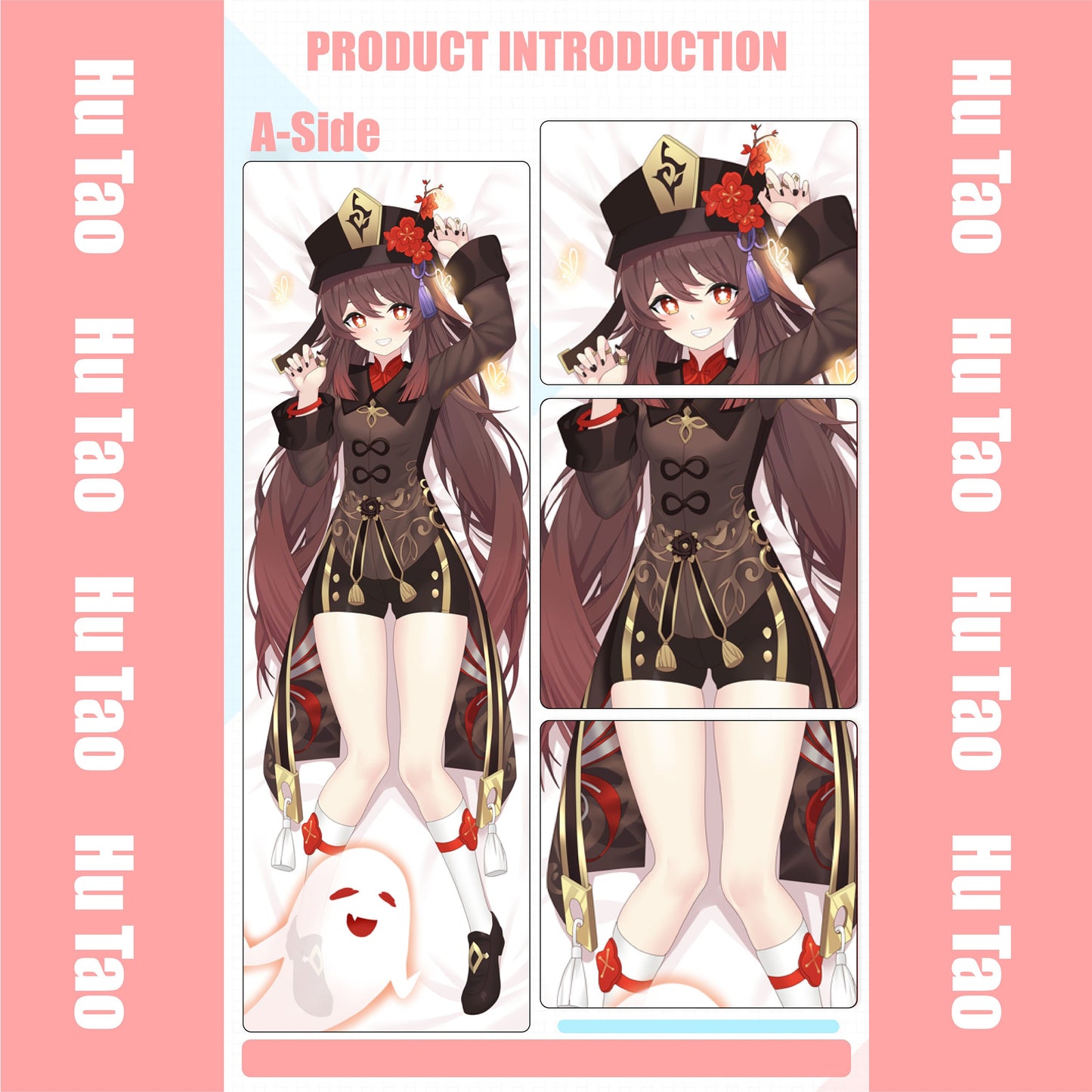 HuTao Dakimakura Cover