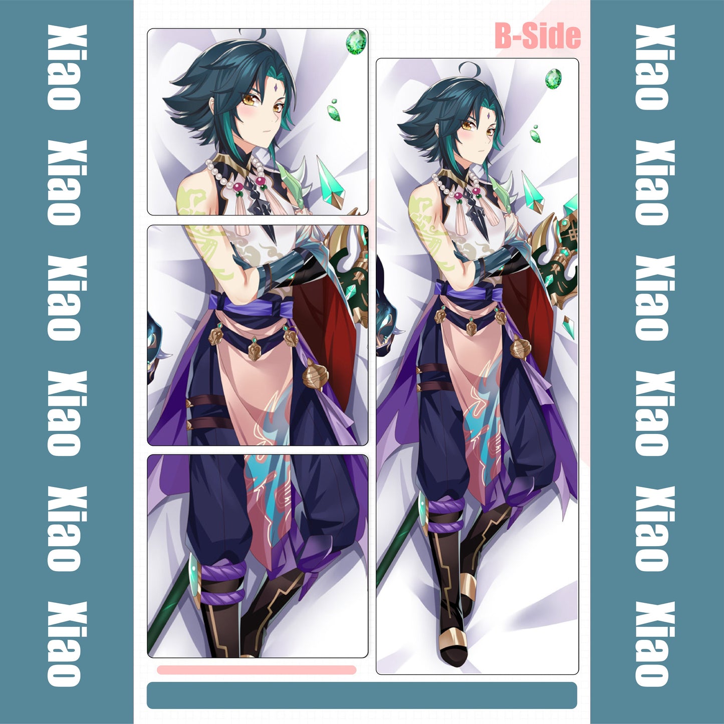 Genshin Impact - „Hot“ Xiao-Dakimakura Anime Hugging Body Kissenbezug