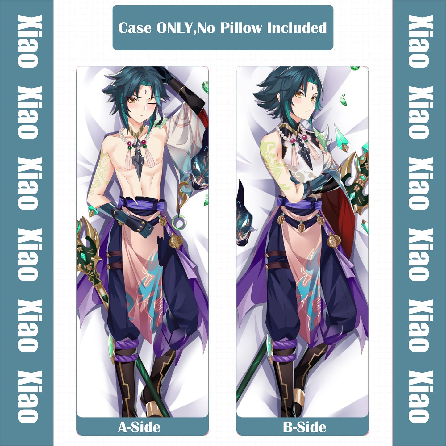 Genshin Impact - „Hot“ Xiao-Dakimakura Anime Hugging Body Kissenbezug