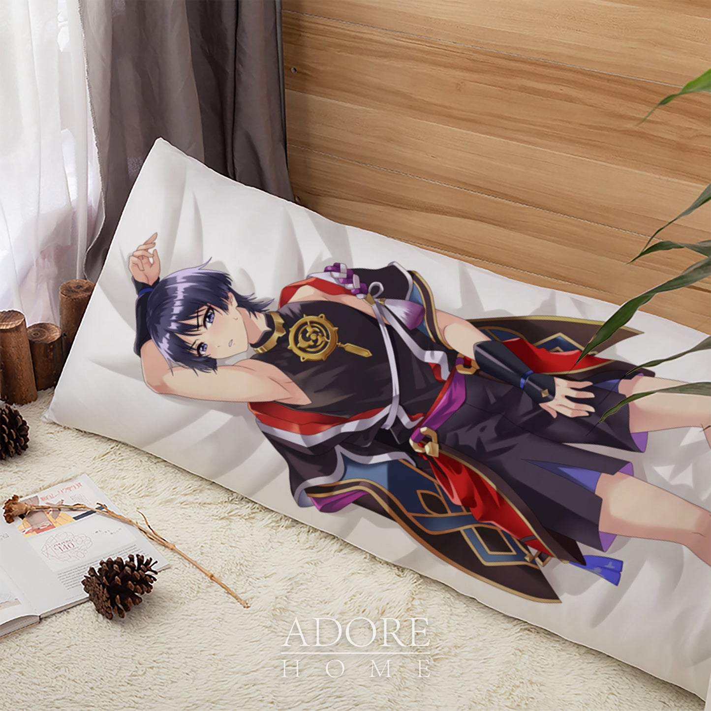 Genshin Impact-Scaramouche-Dakimakura Anime Hugging Body Pillow Cover Case