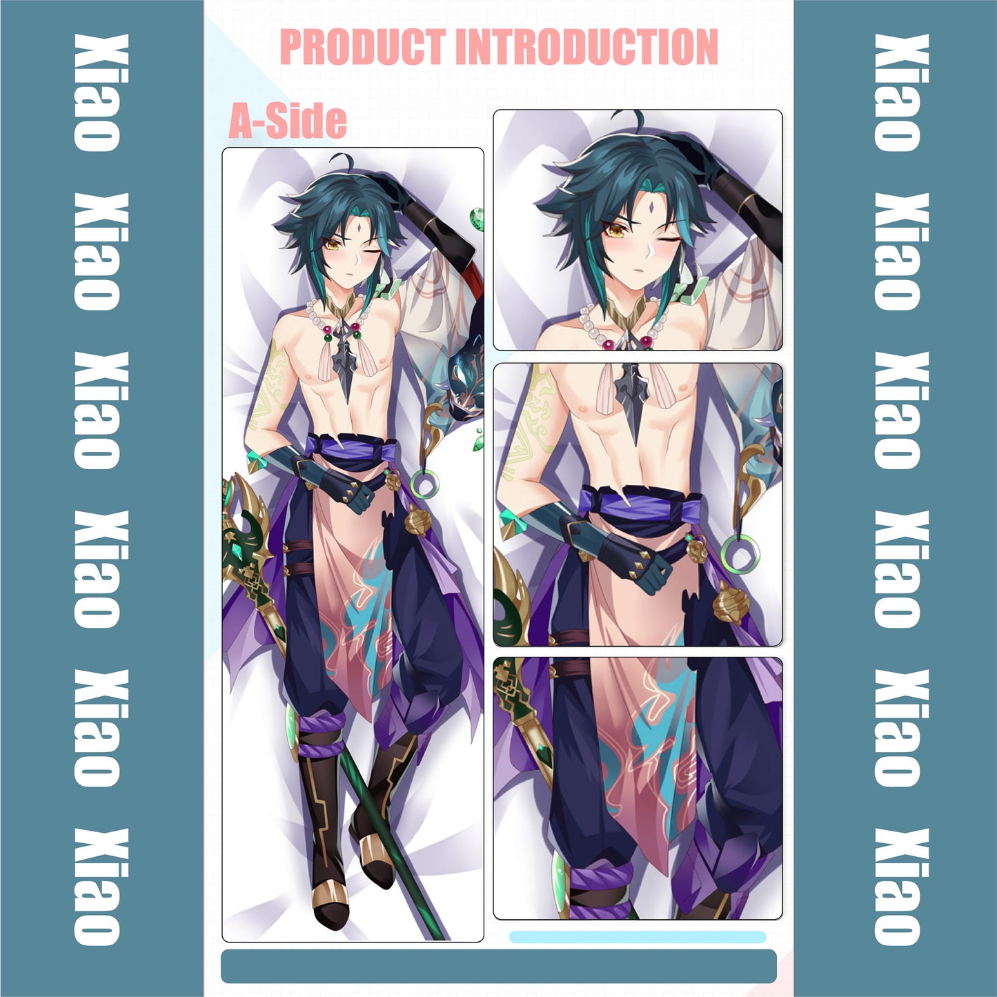 Genshin Impact - „Hot“ Xiao-Dakimakura Anime Hugging Body Kissenbezug