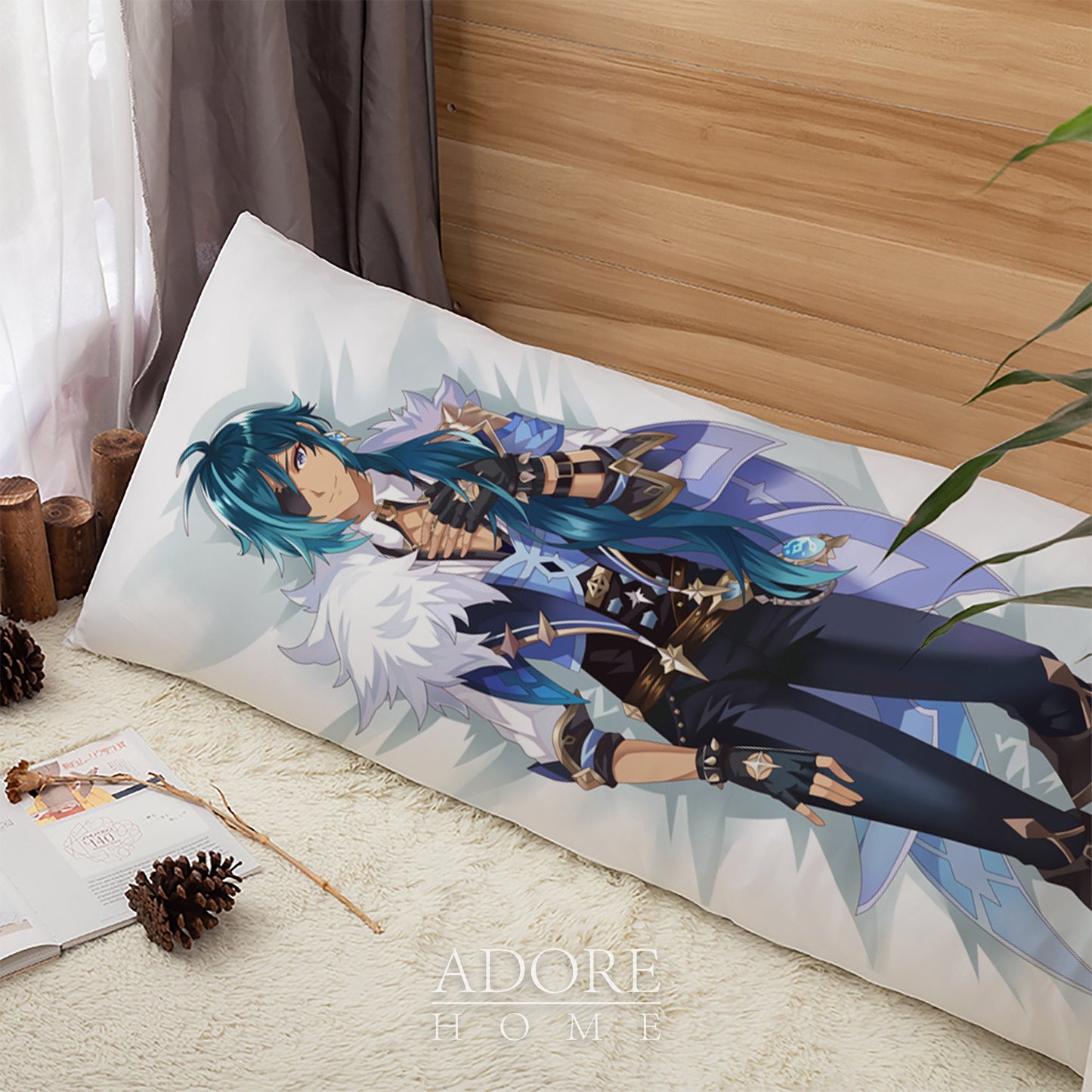 Genshin Impact Kaeya Körperkissenbezug/Kaeya Dakimakura Hülle/Körperkissenbezug Genshin Impact Premium Dakimakura