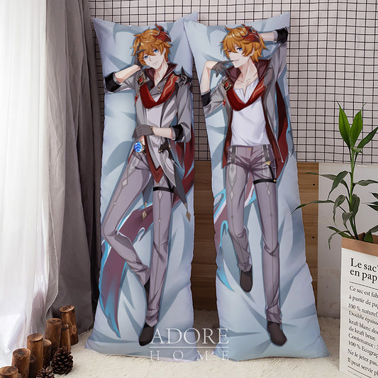 Genshin Impact Tartaglia Body Kissenbezug/Tartaglia Dakimakura Hülle/Body Kissenbezug Genshin Impact Premium Dakimakura