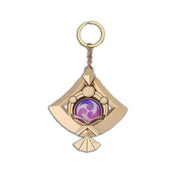 Yae Miko Vision Keychains, Liyue Visions Holographic Charm,Luminous Keychains