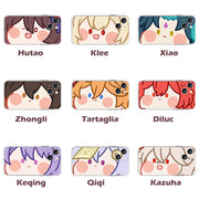 Genshin Impact Phone Case , Genshin Impact Phone Cover , Genshin Impact Phone Casing/Tartaglia,Ayato,Xiao,Zhongli，Albedo/Iphone,Samsung