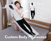 Custom Body Pillow Cover Personalized Gifts AdoreHomeStudio™