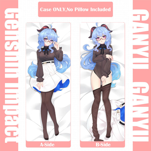 Genshin Impact-“Hot”Ganyu-Dakimakura Anime Hugging Body Pillow Cover Case