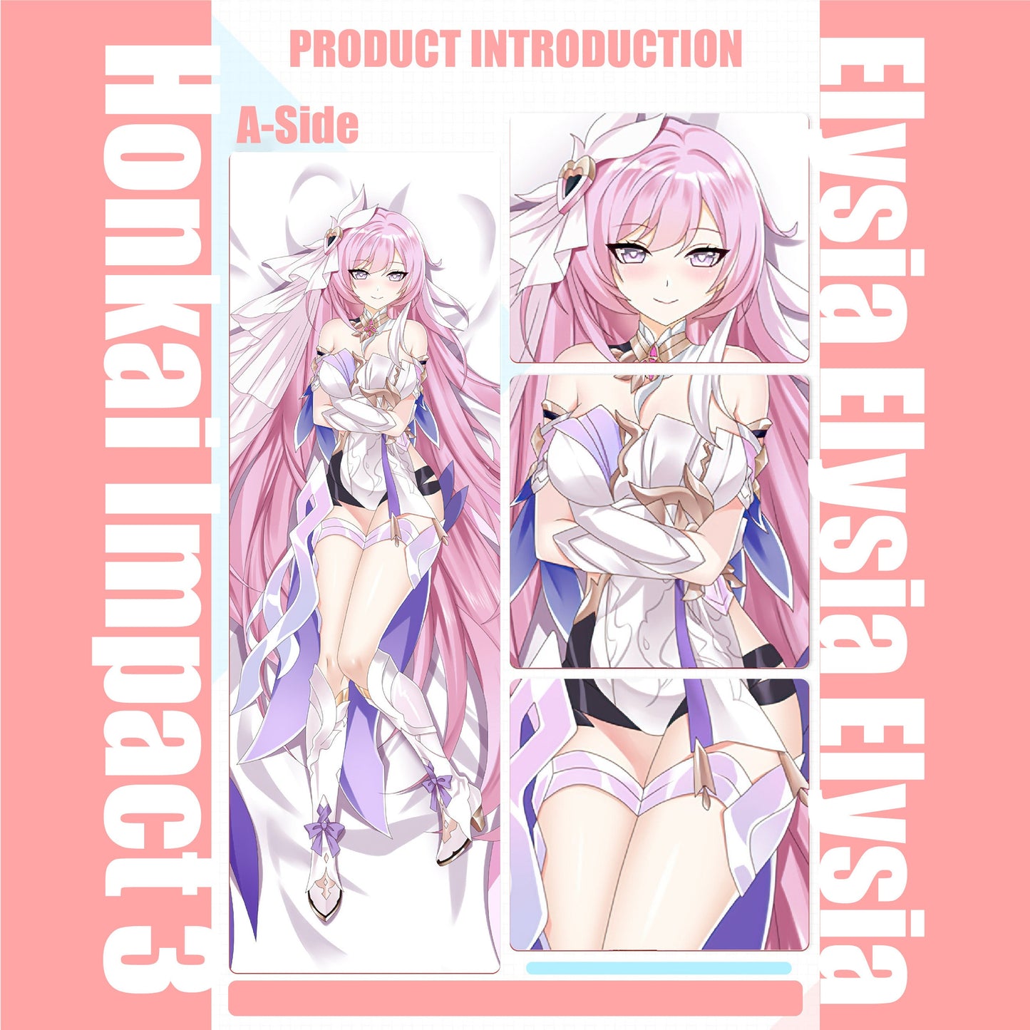 Honkai Impact 3rd Elysia Dakimakura Cover