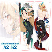 Genshin Impact Al Haitham&Kaveh Dakimakura