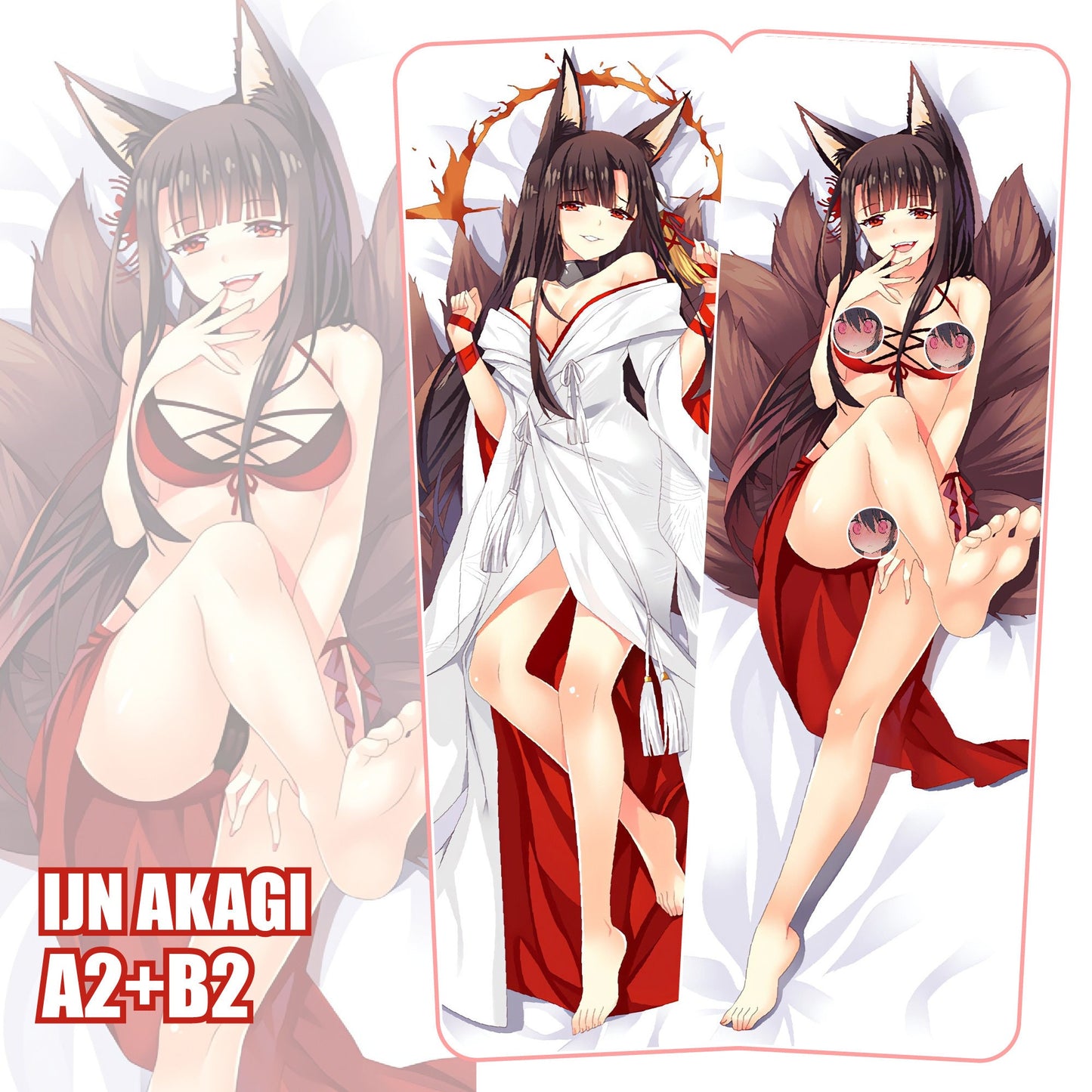 Azur Lane-IJN Akagi-Dakimakura Anime Hugging Body Kissenbezug, Special Edition Geschenk