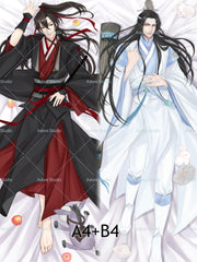 Mo Dao Zu Shi-Demonic Path Ancestral Master-WeiWuxian&LanWangji Dakimakura Anime Hugging Body Pillow Cover Case, Special Edition Gift