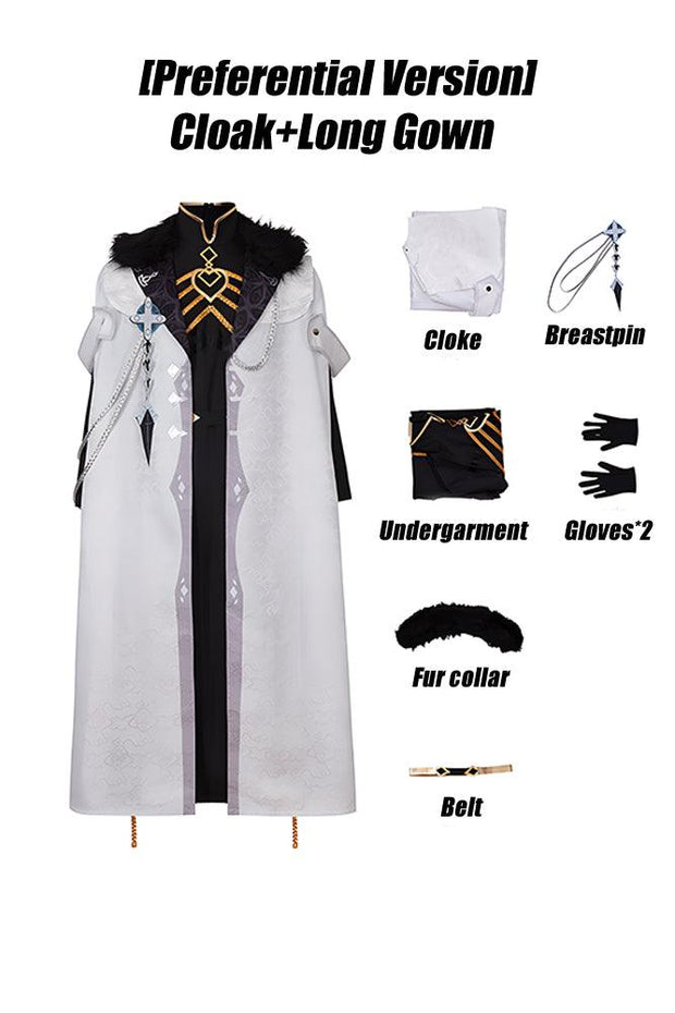 Il Capitano Cosplay Costume,Long Gown And Cloak AdoreHomeStudio™