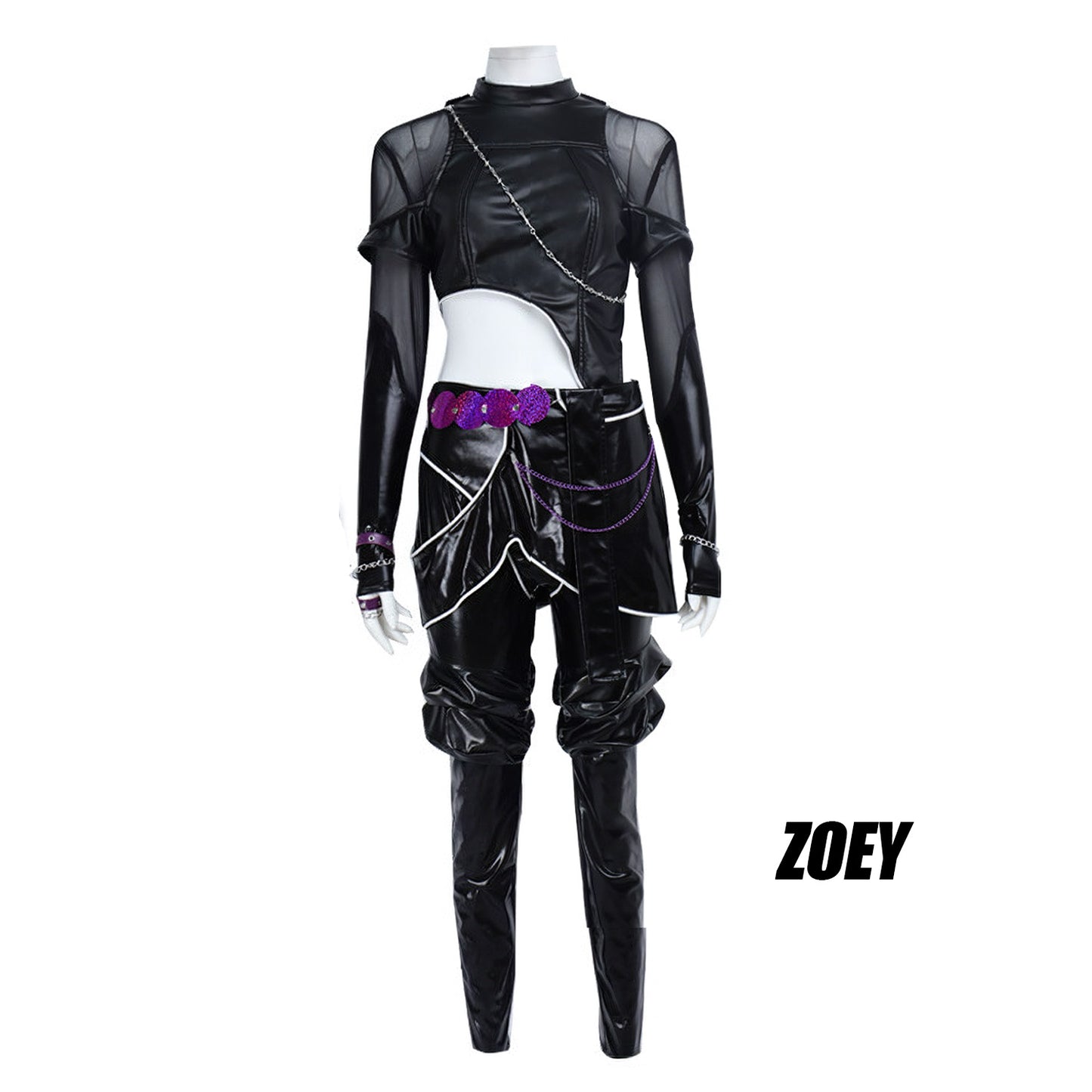 K-pop Demon Hunters Battle Suit Kids Cosplay Costume