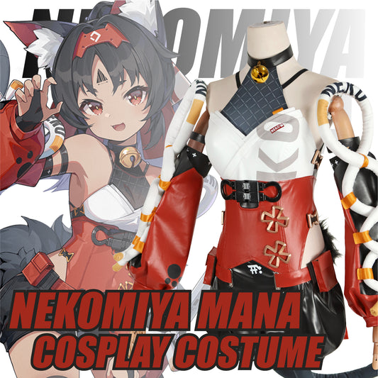 Nekomiya Mana Cosplay Costume, Custom Size Costume