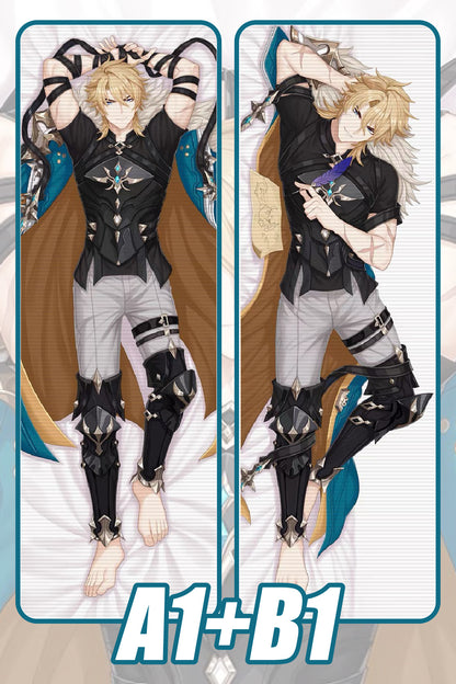 Varka Dakimakura - Genshin Impact Body Pillow Case - 2Way Tricot & Peach Skin
