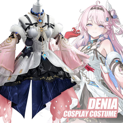 Wuthering Waves Denia Cosplay Costume Full Set - Premium Game Outfit with Embroidered Dress